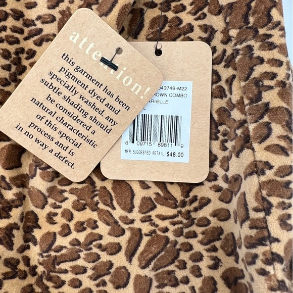 Jeanstar Leopard Print Cropped Jacket – Size Large‎ – NWT – Chic Wide Collar - Picture 7 of 11